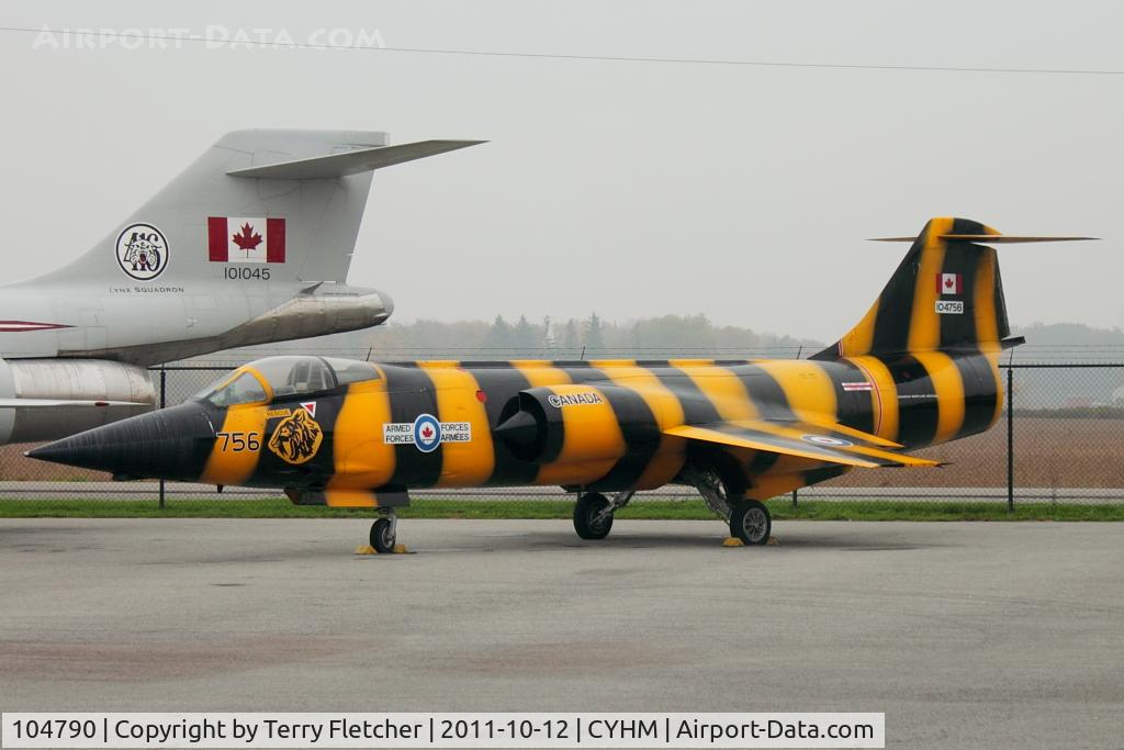 104790, Canadair CF-104 Starfighter C/N 683A-1090, Canadair CF-104 Starfighter, c/n: 683A-1090 at Canadian Warplane Heritage Museum
