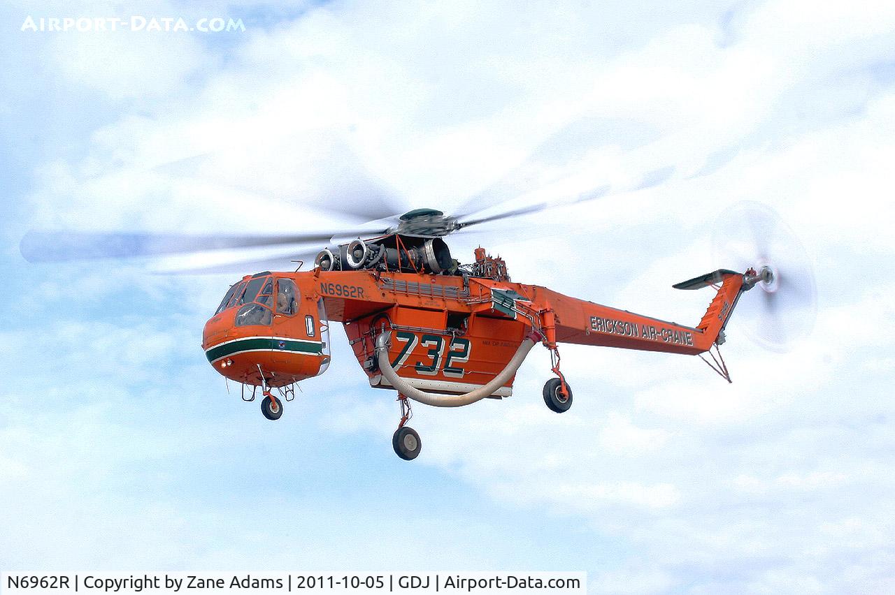 N6962R, 1968 Sikorsky S-64E C/N 64058, Erickson Skycrane 