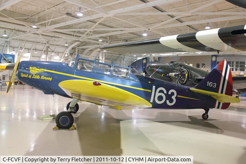 C-FCVF, 1947 Fairchild M-62A-3 Cornell II C/N FV702, C-FCVF (163), 1947 Fleet M62A-3, c/n: FV-702 at Canadian Warplane Heritage Museum