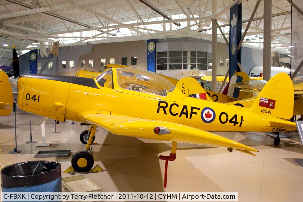 C-FBXK, 1956 De Havilland Canada DHC-1B-2-S5 Chipmunk Mk2 C/N 179-217, 1956 De Havilland DHC-1B-2-S5, c/n: 179-217 at Canadian Warplane Heritage Museum