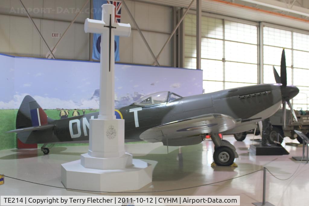 TE214, Supermarine 361 Spitfire LF.XVIe C/N CBAF.IX.4424, Supermarine Spitfire, c/n: CBAF.4424 at Canadian Warplane Heritage Museum