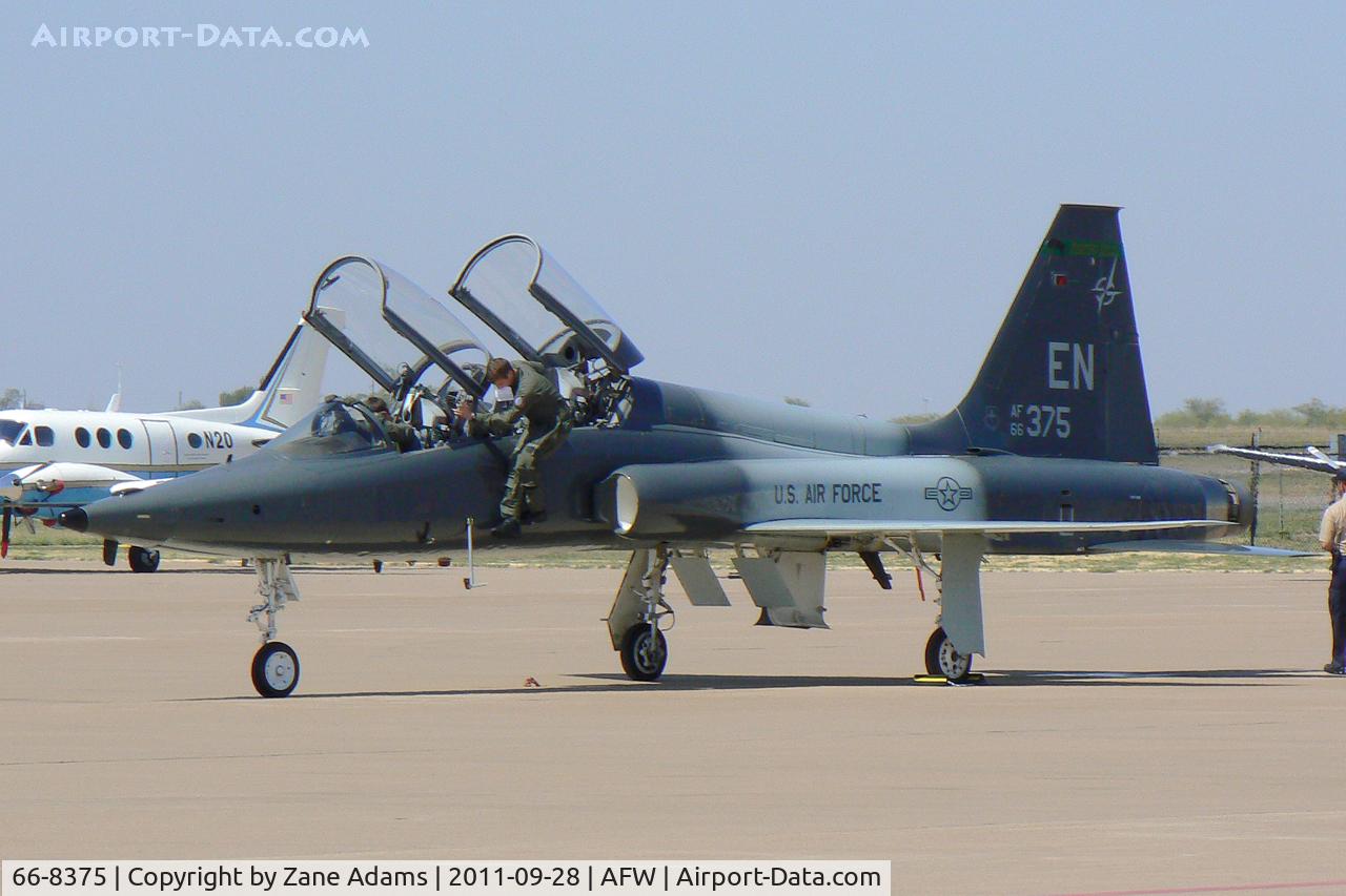 66-8375, 1966 Northrop T-38A Talon C/N N.5945, At Alliance Airport - Fort Worth, TX