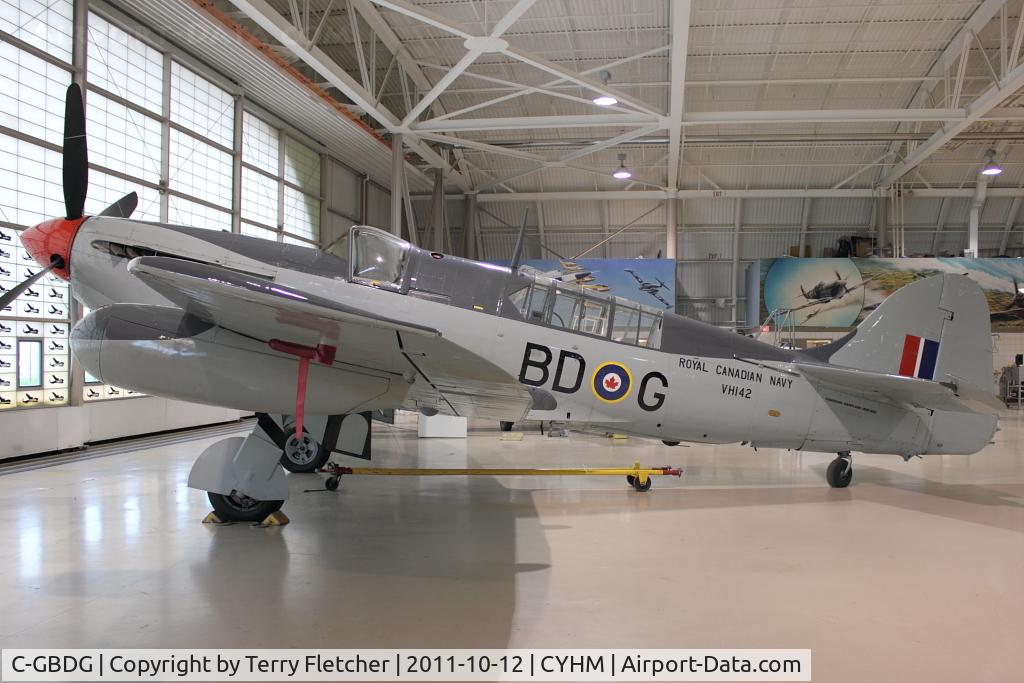 C-GBDG, 1951 Fairey Firefly AS.6 C/N F.8755, 1951 Fairey F.F. 46 FIREFLY, c/n: WH 632 at Canadian Warplane Heritage Museum