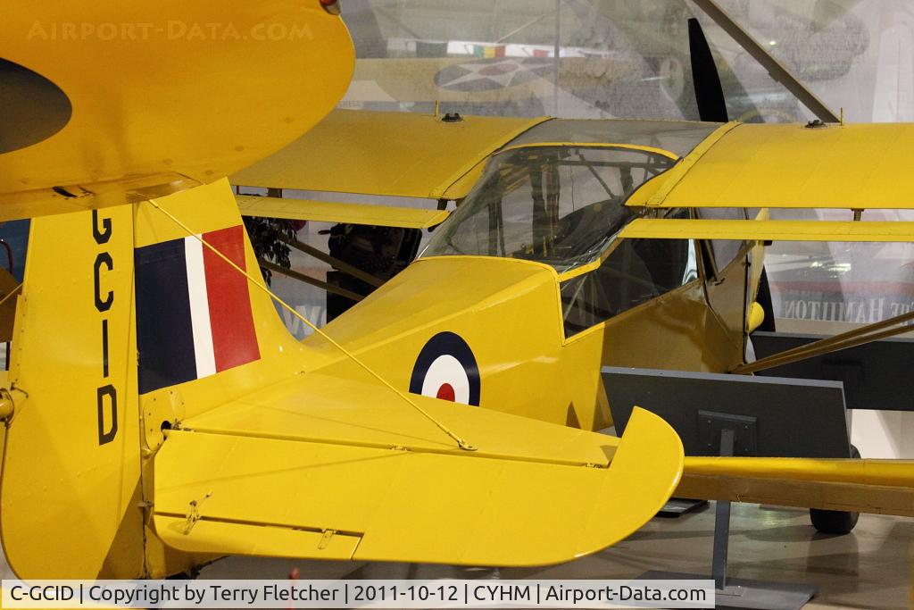 C-GCID, 1947 Taylorcraft Auster AOP.IV C/N TAY866BJ, 1947 Auster MK VI, c/n: TAY866BJ at Canadian Warplane Heritage Museum