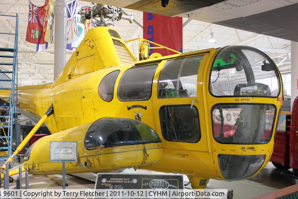 9601, 1947 Sikorsky H-5 Dragonfly C/N 51-18, 1947 Sikorsky H-5 Dragonfly, c/n: 51-18 at Canadian Warplane Heritage Museum