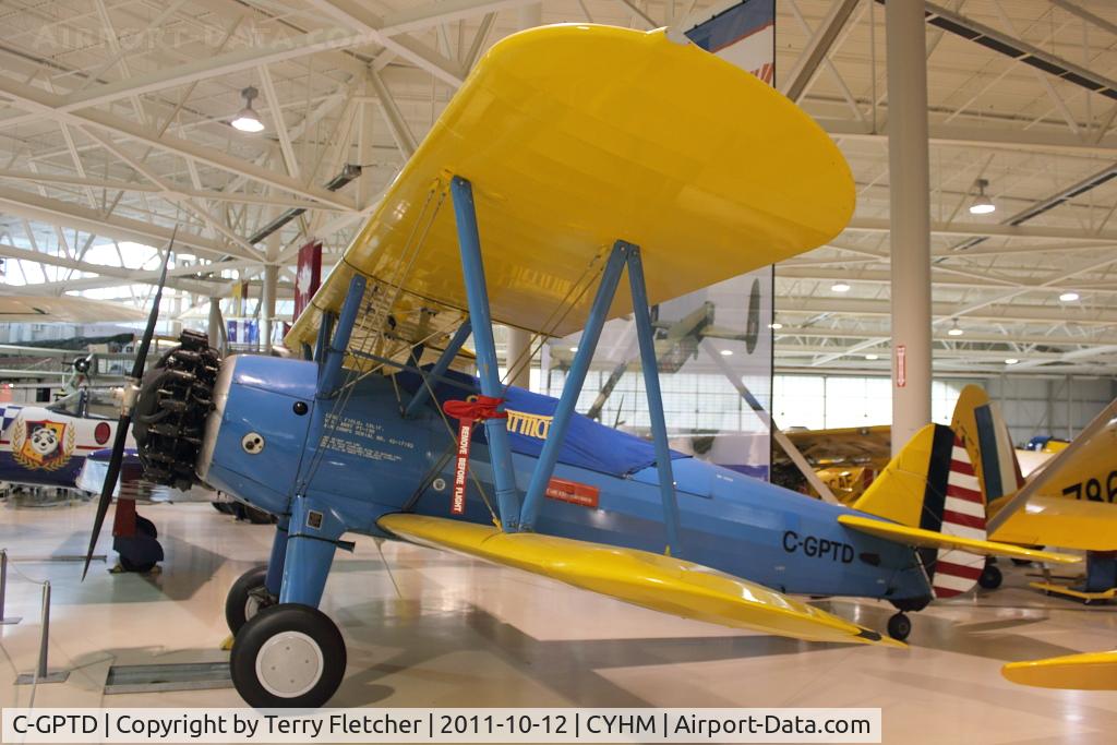 C-GPTD, 1943 Boeing A75 C/N 75-5315, 1943 Boeing A75, c/n: 75 5315 , ex USAF 42-17152
at Canadian Warplane Heritage Museum