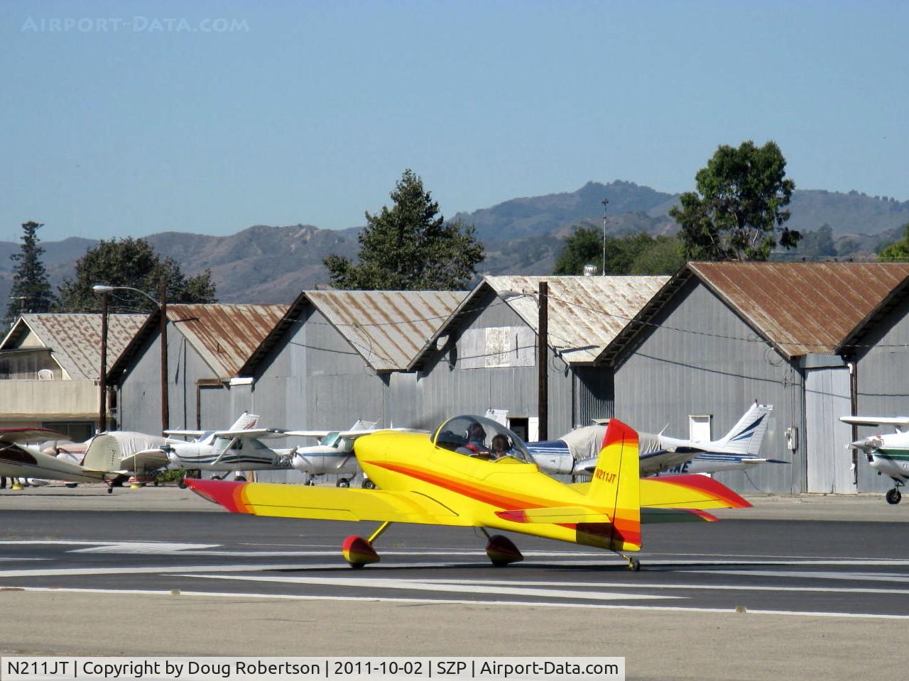 N211JT, 2006 Vans RV-8 C/N 81002, 2006 Taylor VAN's RV-8, Lycoming O-320-A2B 150 Hp, takeoff roll Rwy 22