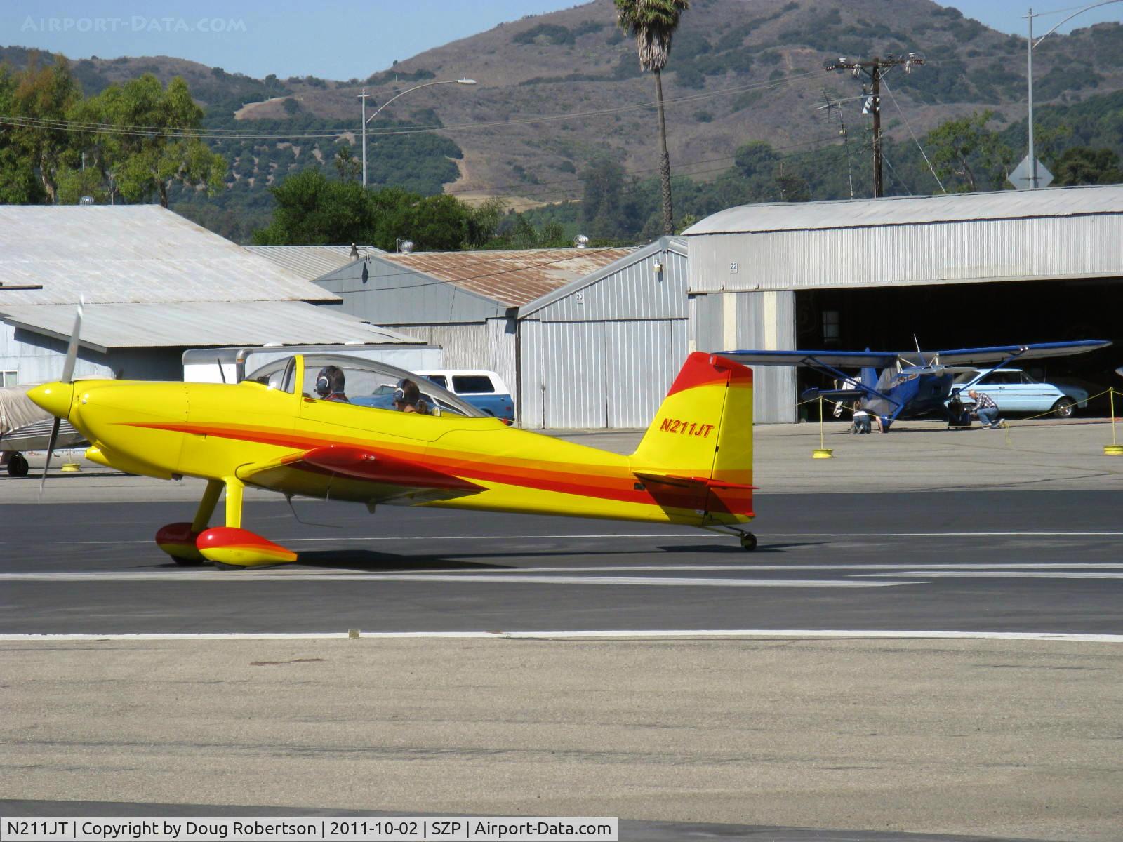 N211JT, 2006 Vans RV-8 C/N 81002, 2006 Taylor VAN's RV-8, Lycoming O-320-A2B 150 Hp, taking the active