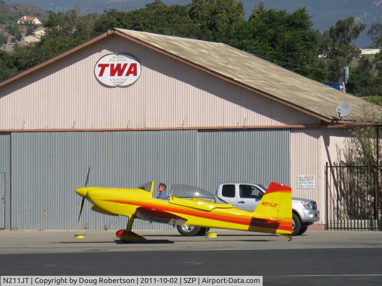 N211JT, 2006 Vans RV-8 C/N 81002, 2006 Taylor VAN's RV-8, Lycoming O-320-A2B 150 Hp