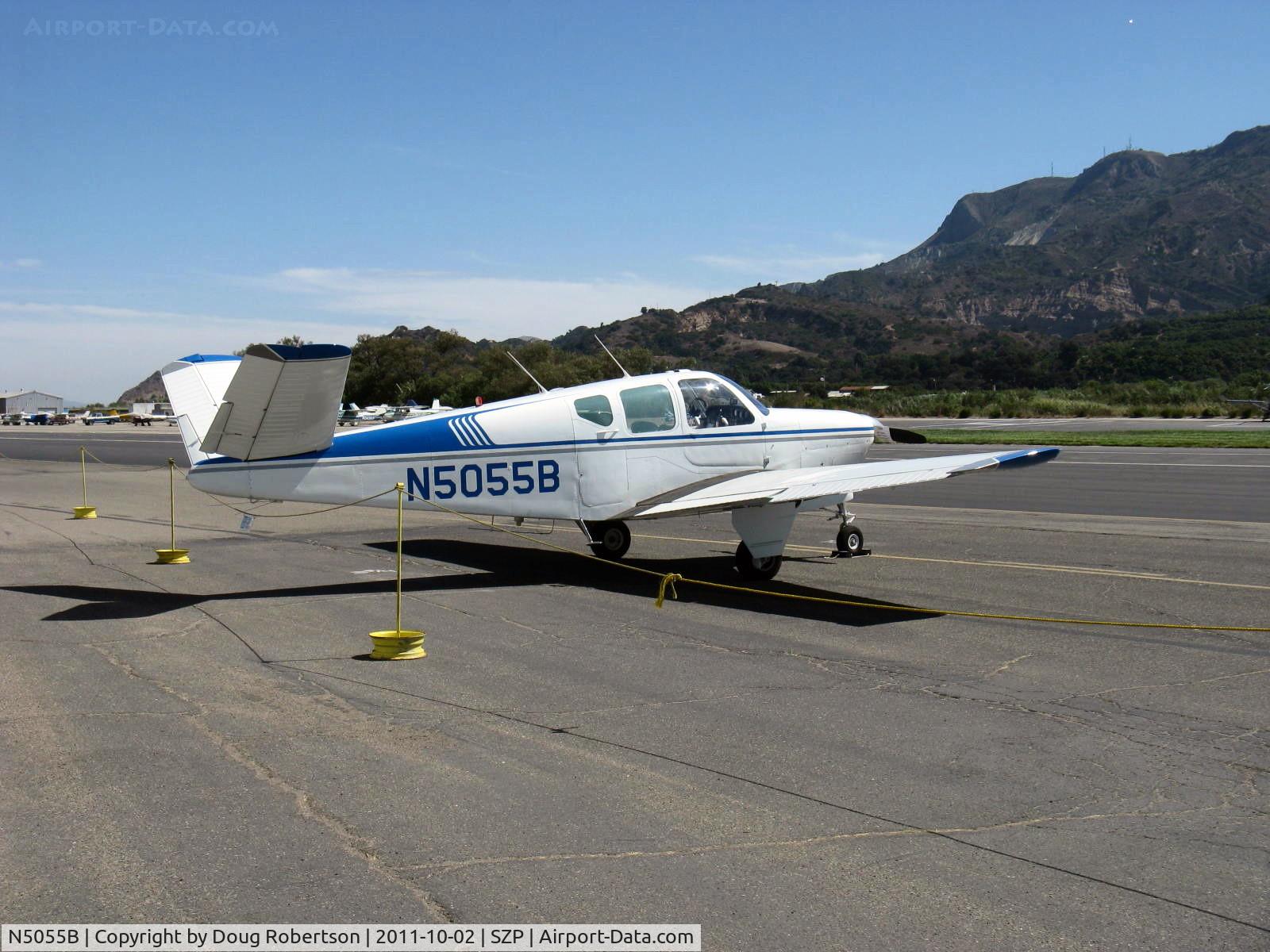 N5055B, 1955 Beech F35 Bonanza C/N D-4331, 1955 Beech F35 BONANZA, Lycoming O-360 conversion-unusual