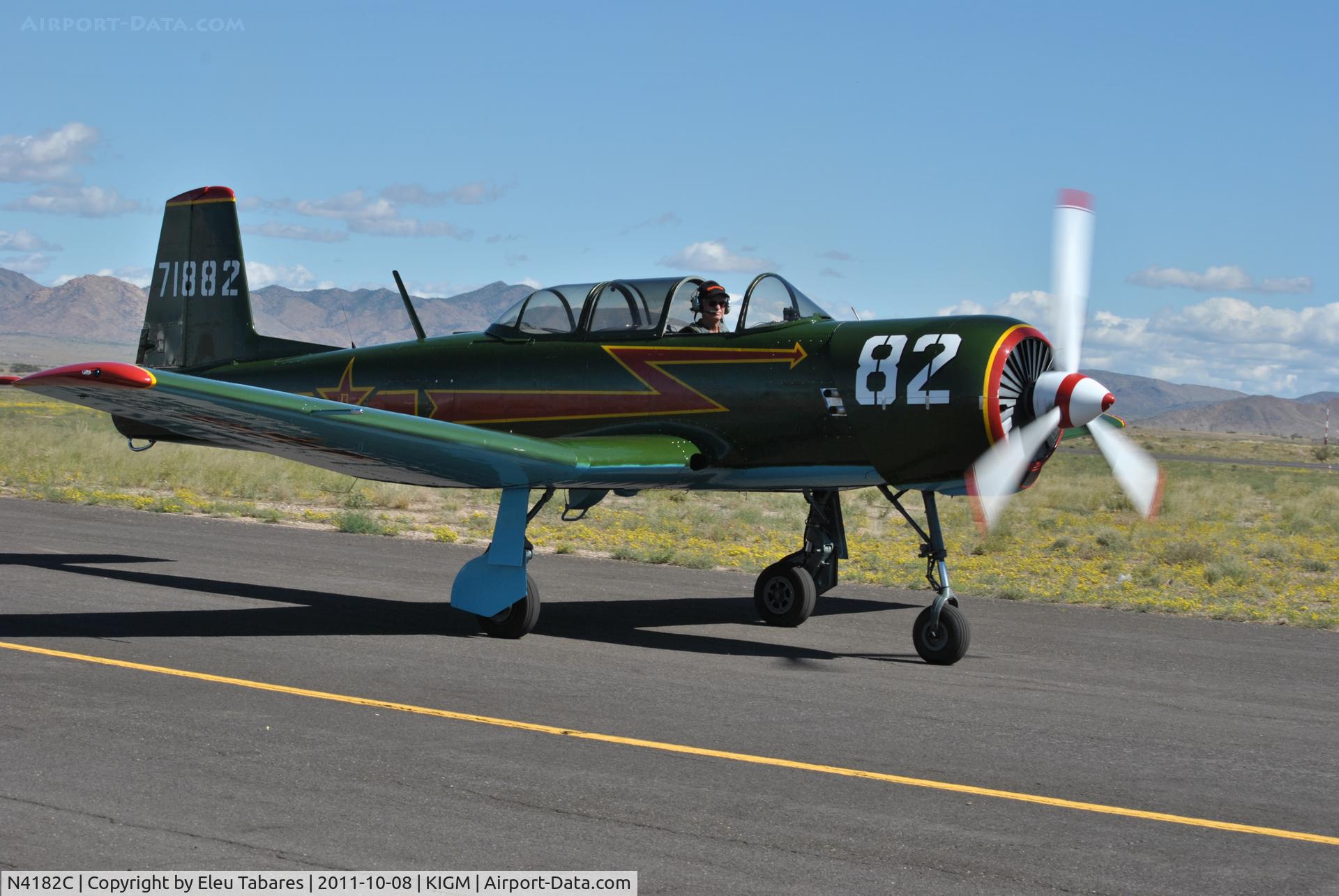 N4182C, 1967 Nanchang CJ-6A C/N 2032011, Taken during the 2011 Kingman Air Show in Kingman, Arizona.