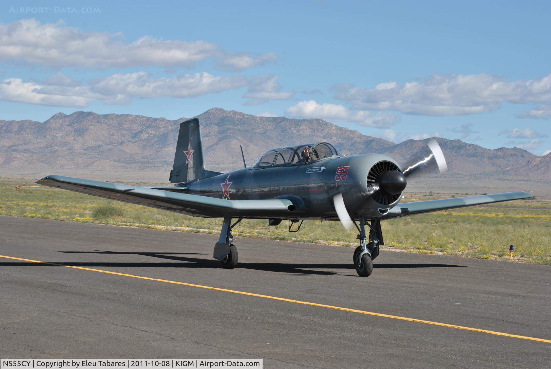 N555CY, 1983 Nanchang CJ-6A C/N 3932009, Taken during the 2011 Kingman Air Show in Kingman, Arizona.