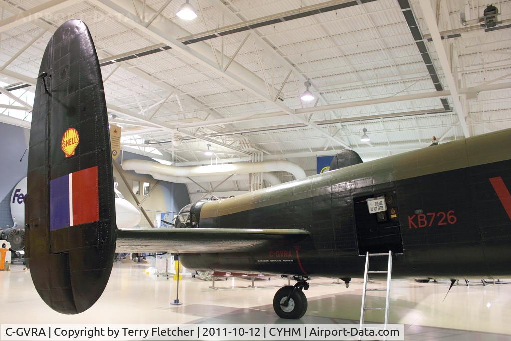 C-GVRA, 1945 Victory Aircraft Avro 683 Lancaster BX C/N FM 213 (3414), 1945 Victory Aircraft Avro 683 Lancaster B10, c/n: FM 213