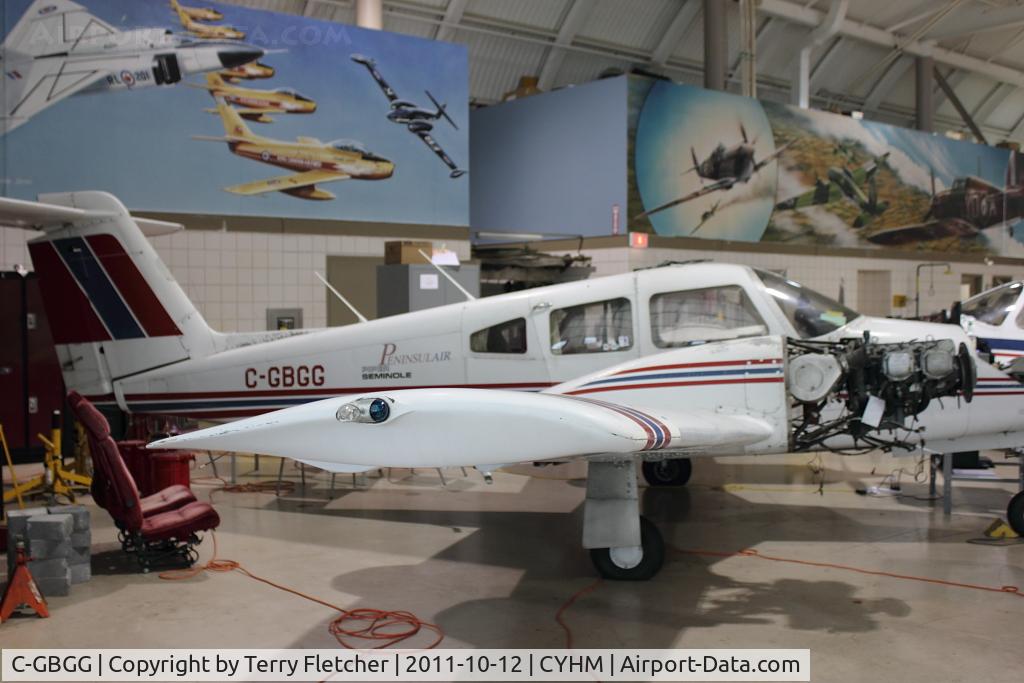 C-GBGG, 1979 Piper PA-44-180 Seminole C/N 44-8095007, 1979 Piper PA-44-180, c/n: 44-8095007 at Canadian Warplane Heritage Museum