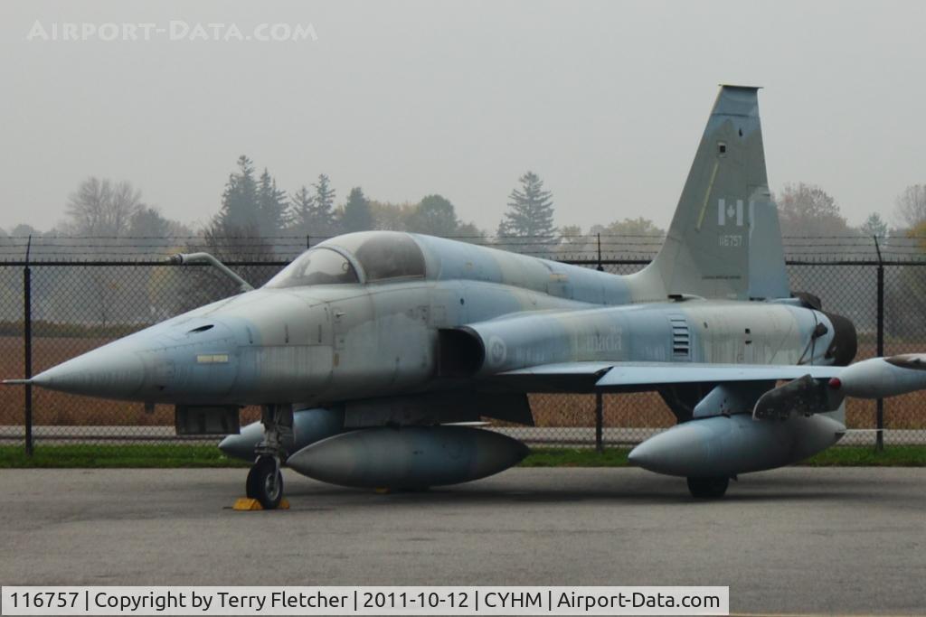 116757, Canadair CF-5A C/N 1057, Canadair CF-5A, c/n: 1057 at Canadian Warplane Heritage Museum