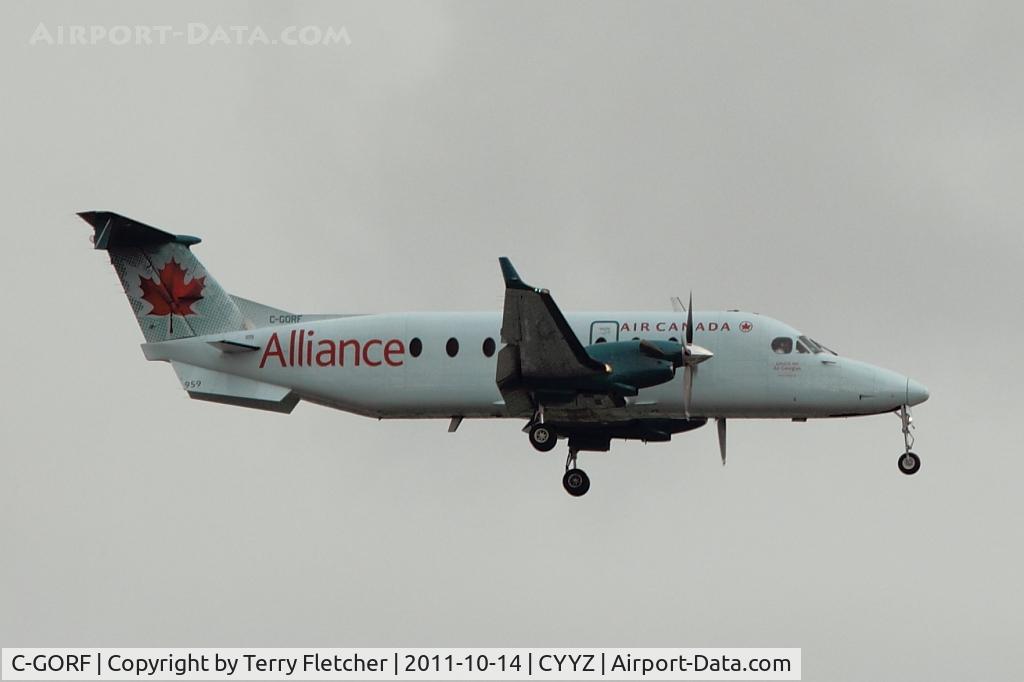 C-GORF, 1998 Beech 1900D C/N UE-330, Air Alliance 1998 Beech 1900D, c/n: UE-330