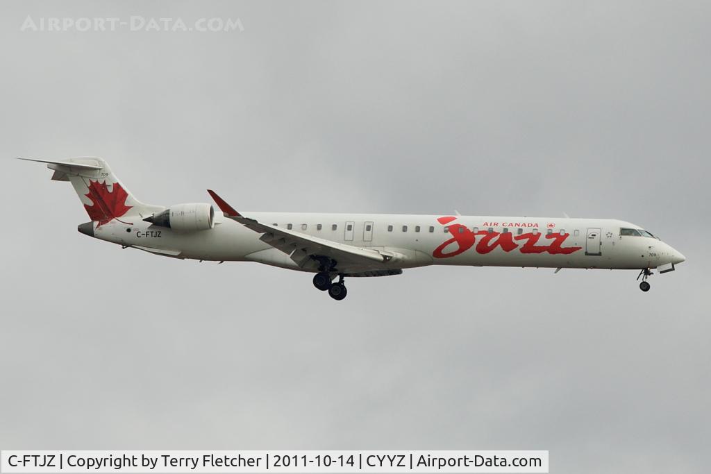 C-FTJZ, 2005 Canadair CRJ-705ER (CL-600-2D15) Regional Jet C/N 15047, Jazz 2005 Canadair CL-600-2D15 Regional Jet CRJ-705ER, c/n: 15047