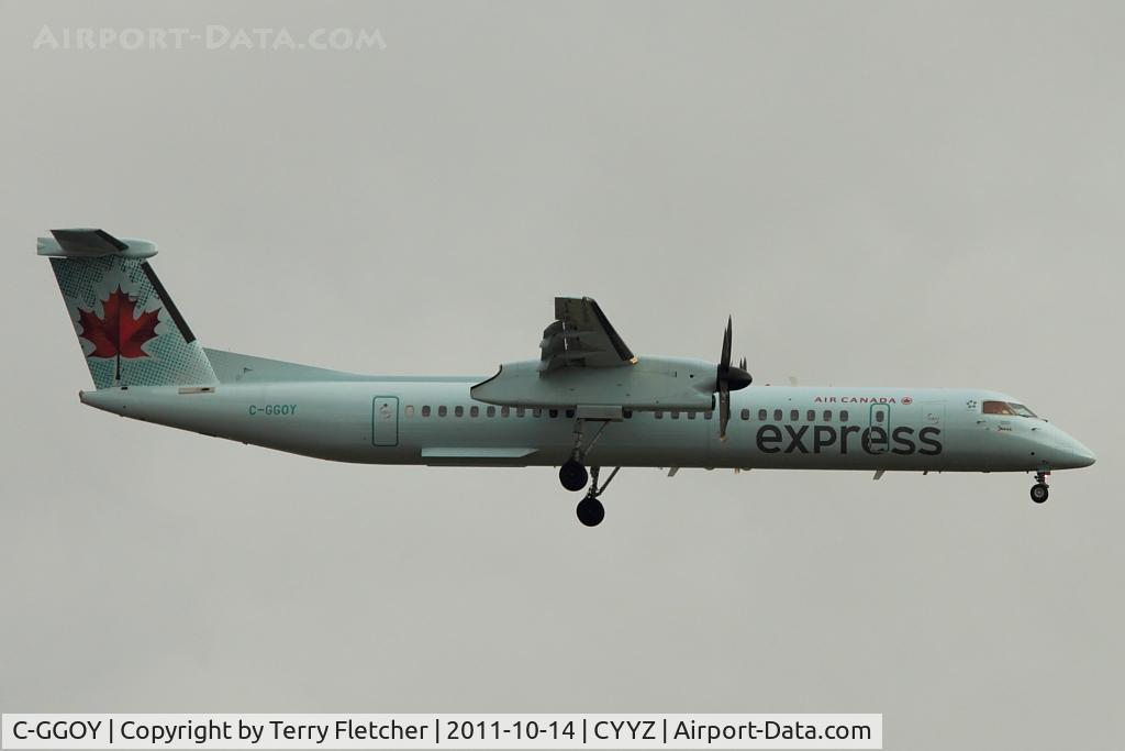 C-GGOY, 2011 De Havilland Canada DHC-8-402Q Dash 8 C/N 4365, Air Canada Express 2011 Dehavilland DHC-8-402, c/n: 4365