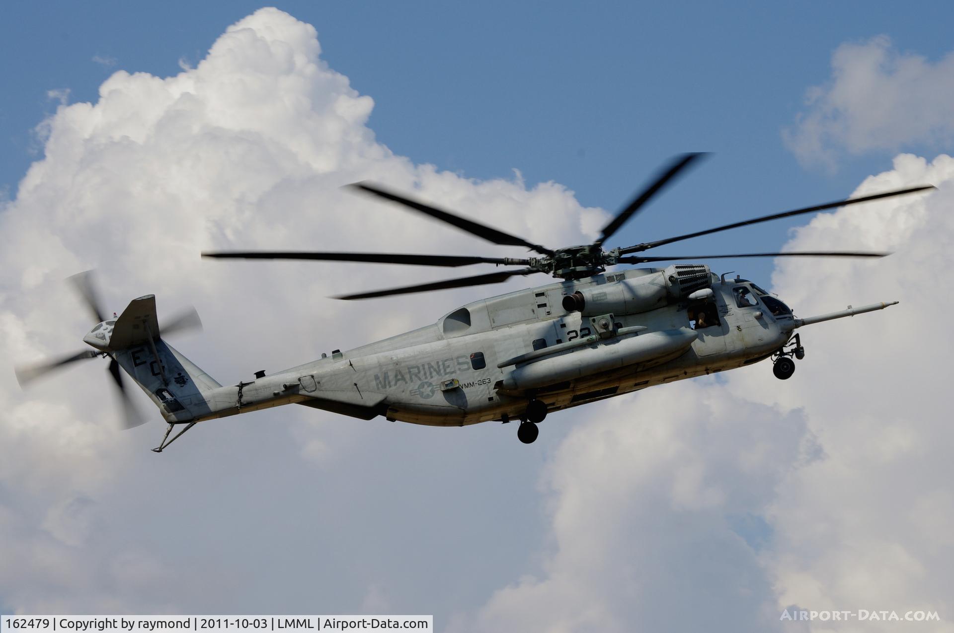 162479, Sikorsky CH-53E Super Stallion C/N 65-491, CH53 162479/EG22 US Marines about to land on RW05 in Malta.