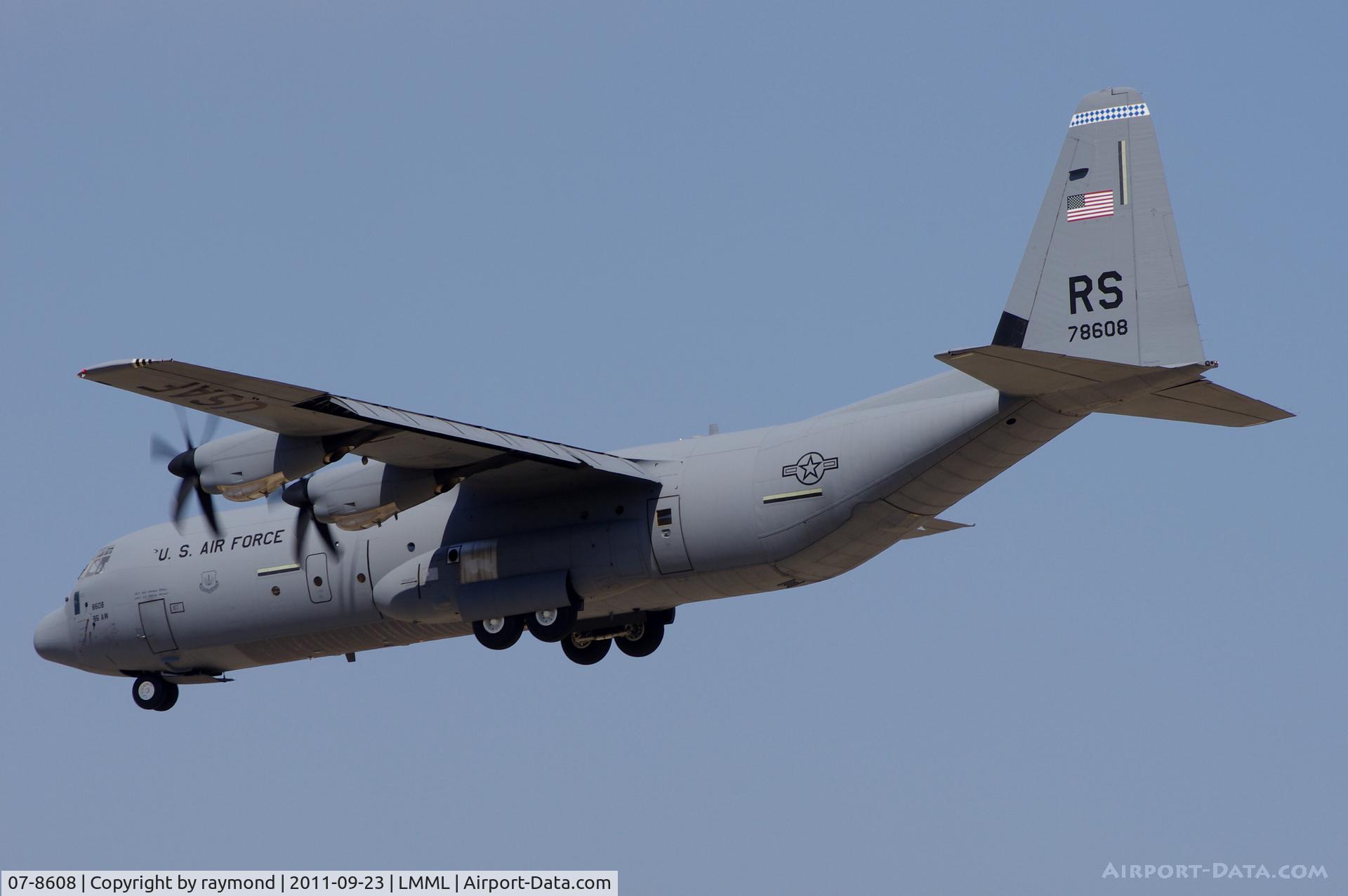 07-8608, 2009 Lockheed Martin C-130J-30 Super Hercules C/N 382-5622, C130J Hercules 07-8608/RS USAF