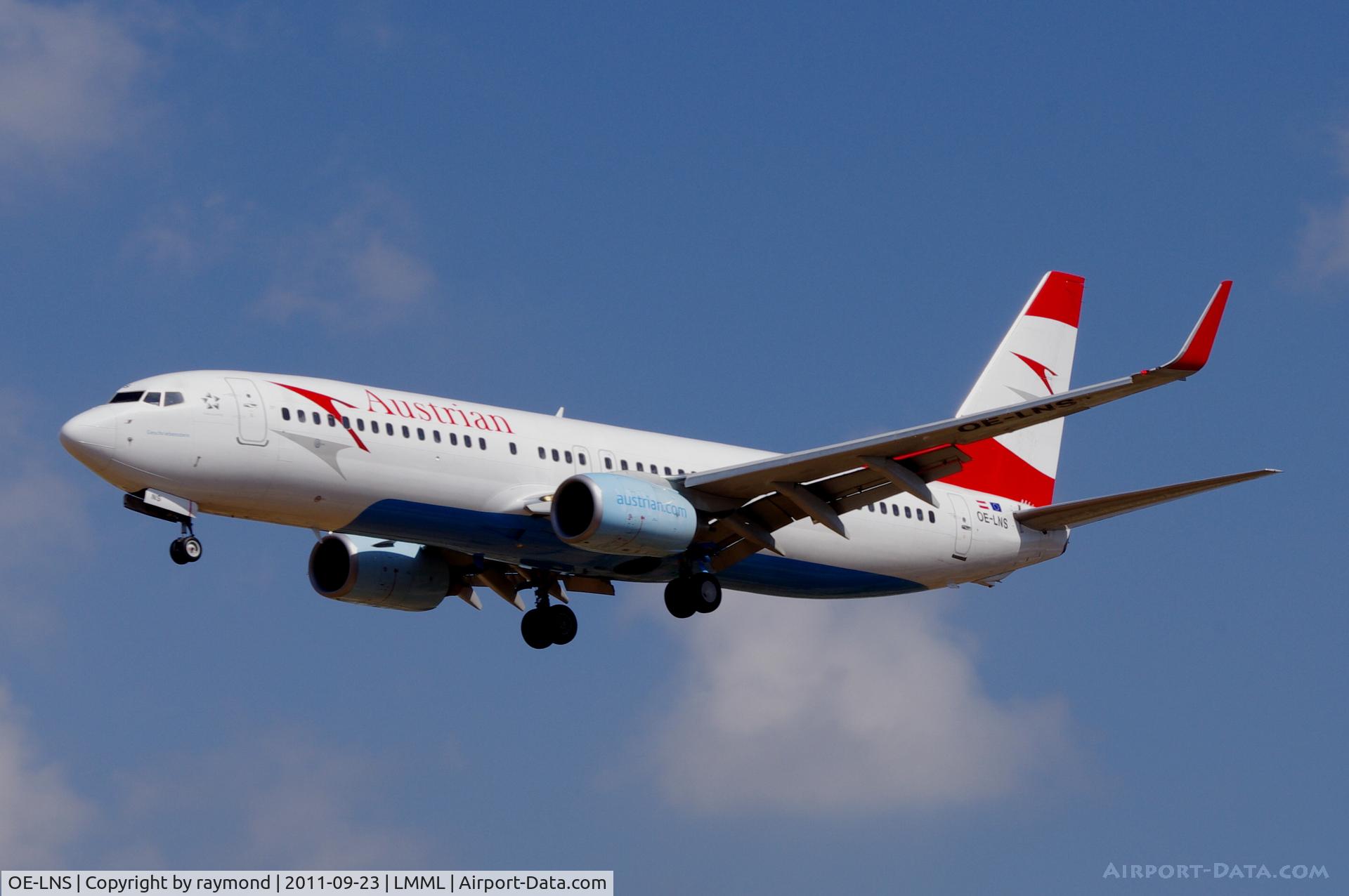 OE-LNS, 2005 Boeing 737-8Z9 C/N 34262, B737-800 OE-LNS Austrian Airlines