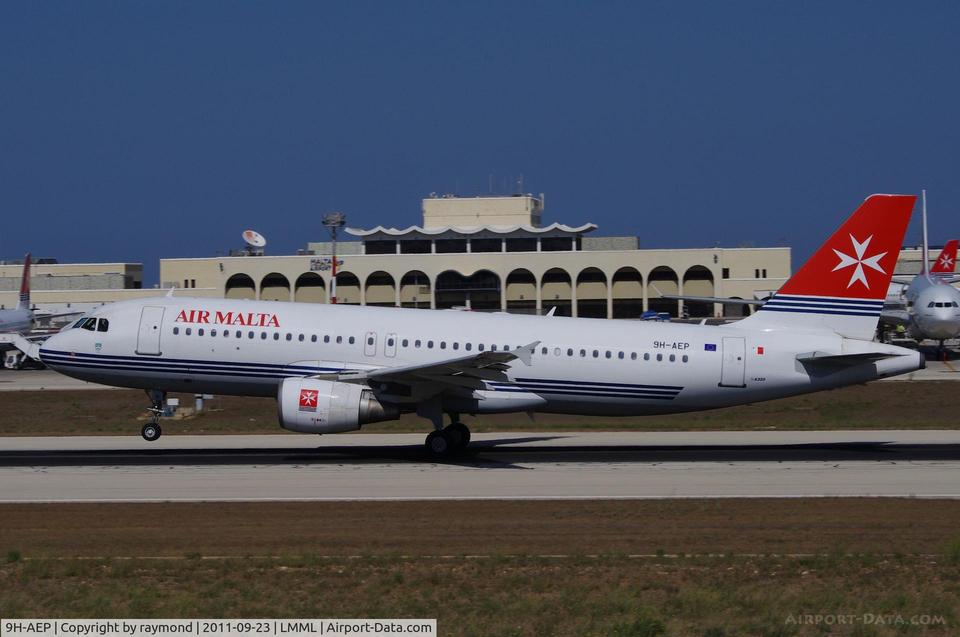 9H-AEP, 2007 Airbus A320-214 C/N 3056, A320 9H-AEP Air Malta