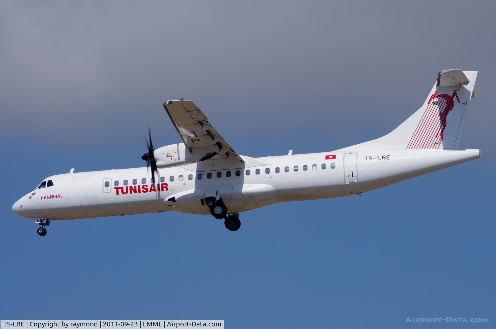 TS-LBE, 2008 ATR 72-212A C/N 794, ATR72 TS-LBE Tunisair