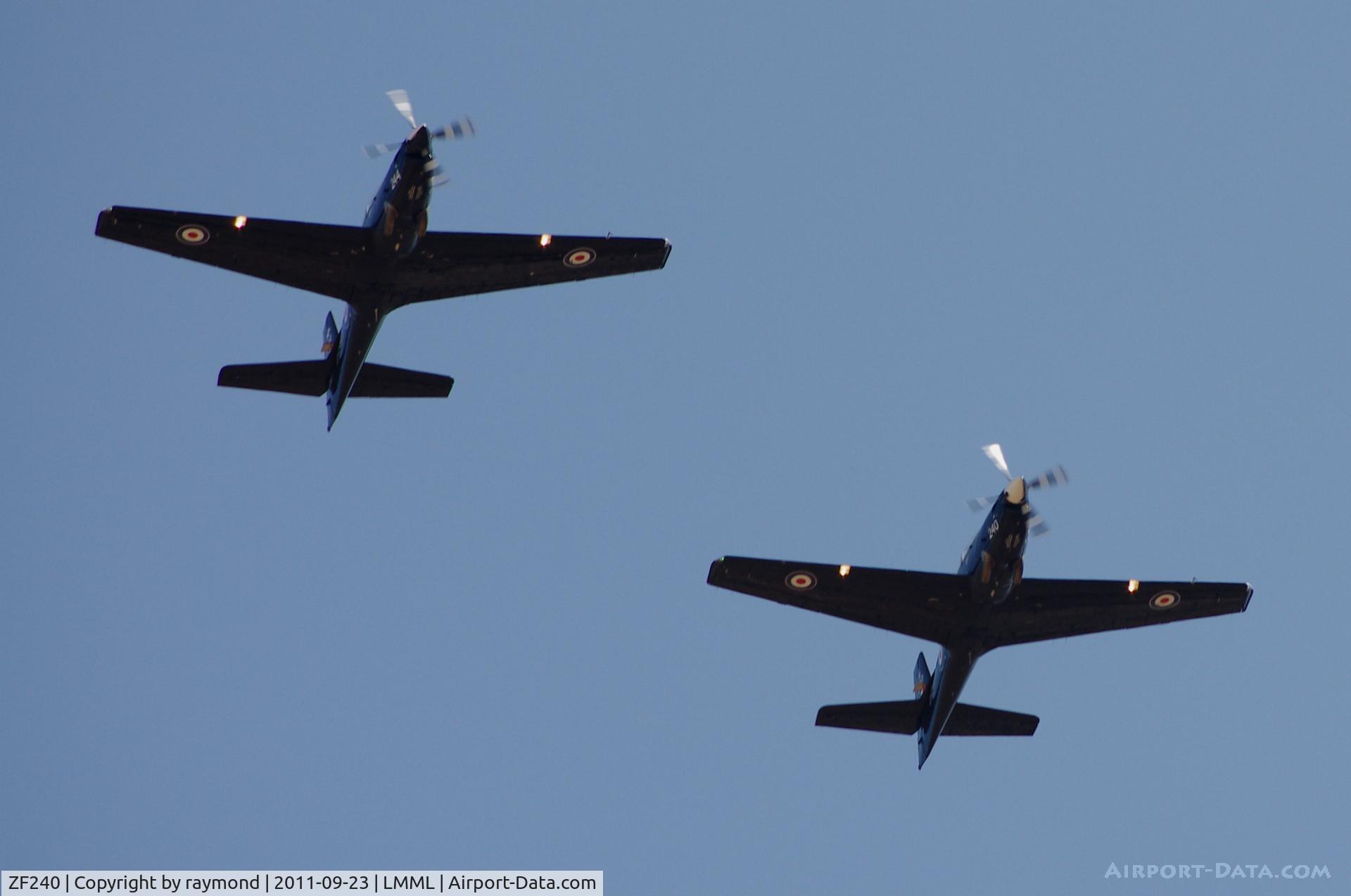 ZF240, 1990 Short S-312 Tucano T1 C/N S043/T40, Tucanos ZF240 and ZF244 RAF