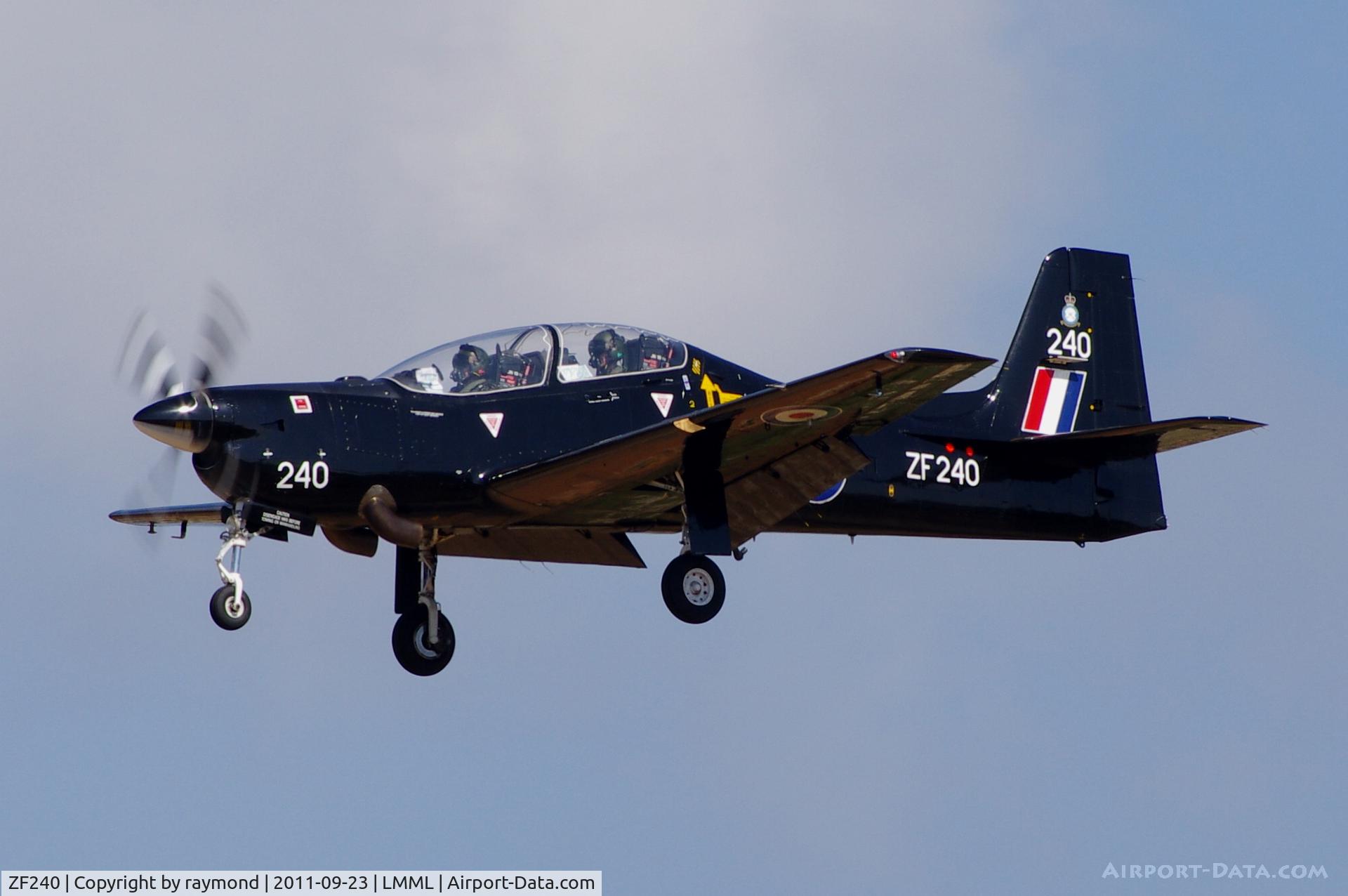 ZF240, 1990 Short S-312 Tucano T1 C/N S043/T40, Tucano ZF240 RAF