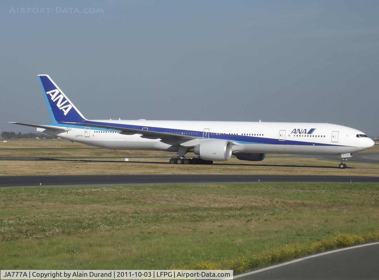 JA777A, 2006 Boeing 777-381/ER C/N 32650, 593th 777 built and coming along with an appropriate registration