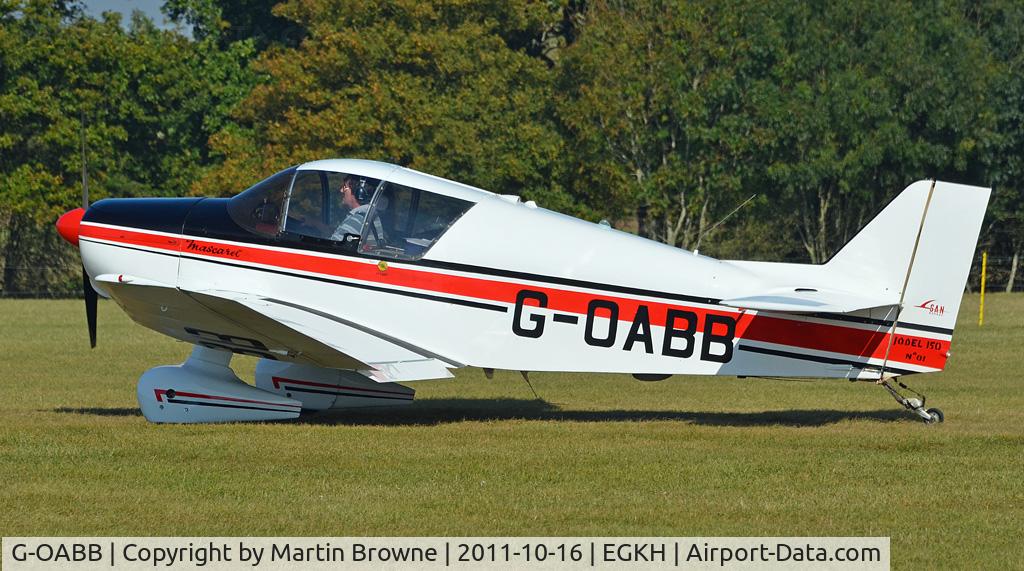 G-OABB, 1962 SAN Jodel D-150 Mascaret C/N 01, SHOT AT HEADCORN