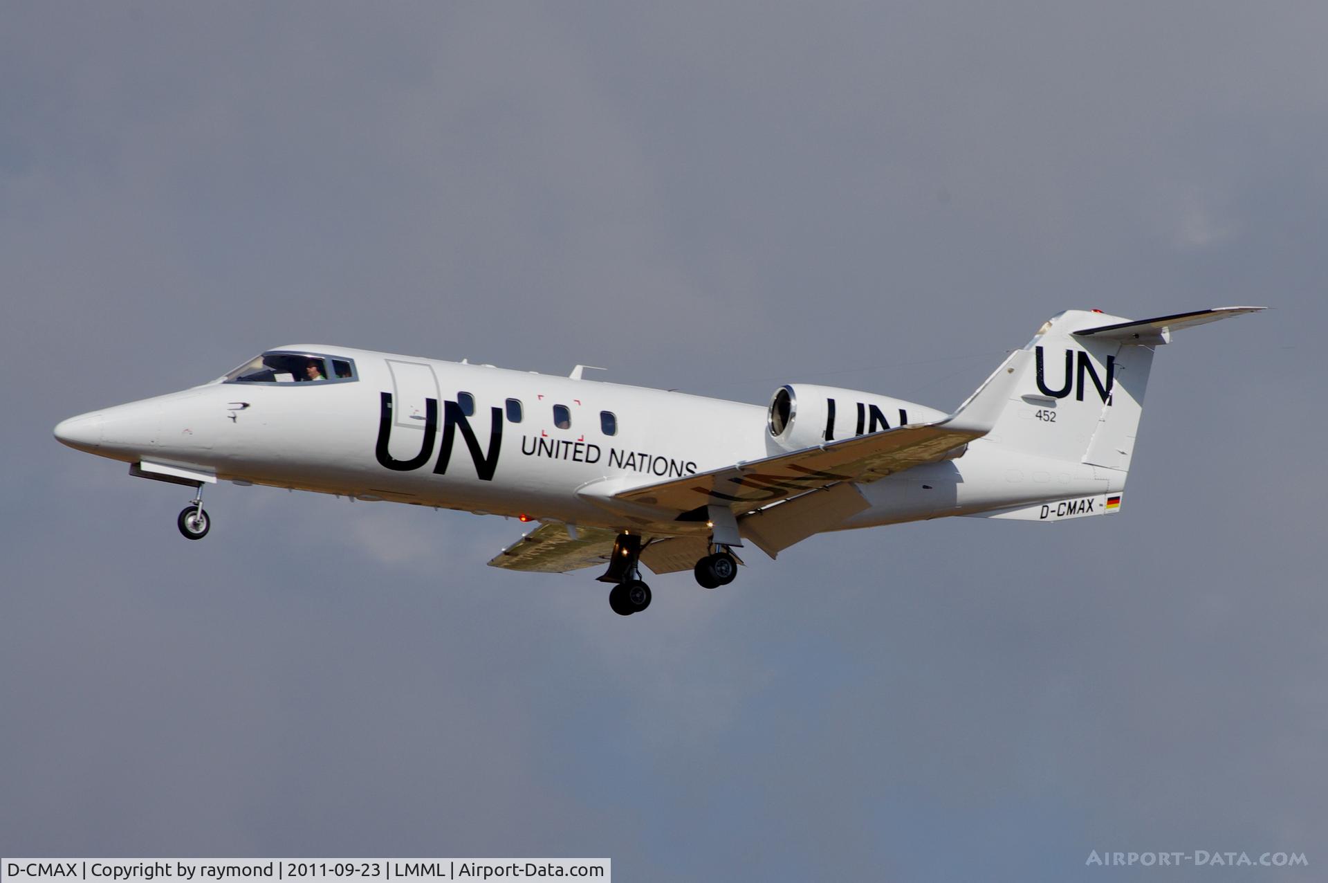 D-CMAX, Gates Learjet 55 C/N 55-011, Learjet D-CMAX (UN452) United Nations