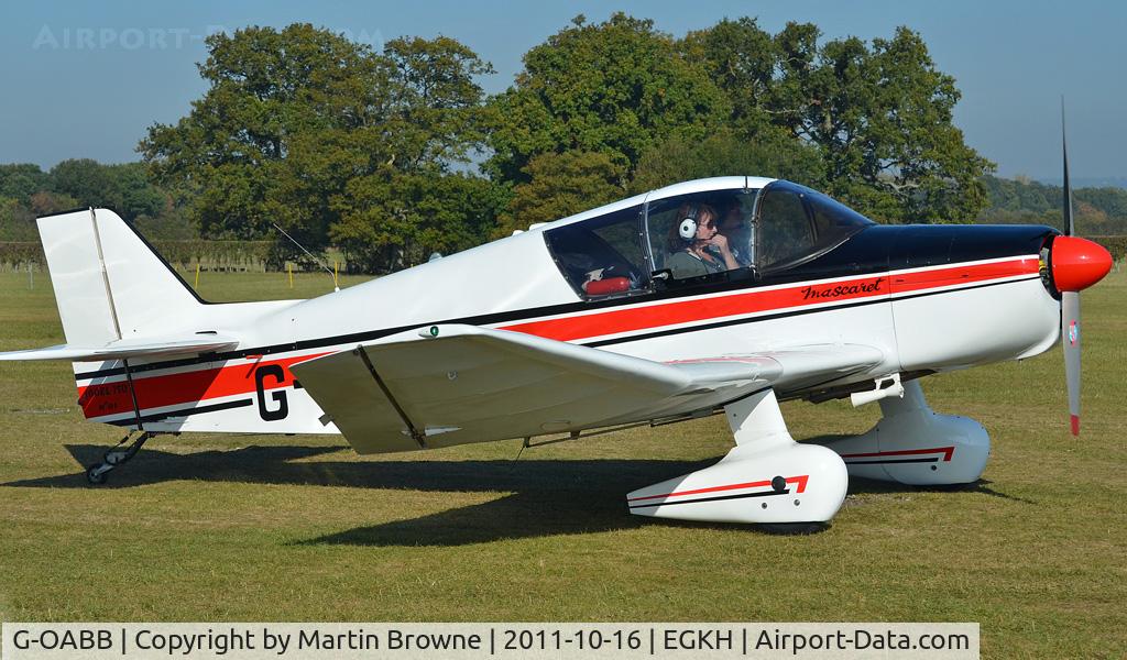 G-OABB, 1962 SAN Jodel D-150 Mascaret C/N 01, SHOT AT HEADCORN