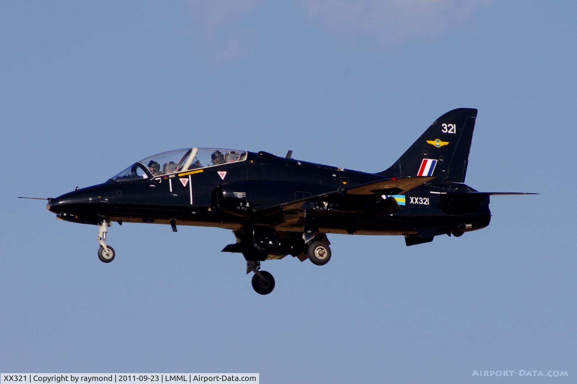 XX321, 1980 Hawker Siddeley Hawk T.1A C/N 164/312146, Hawk XX321 208Sqd RAF