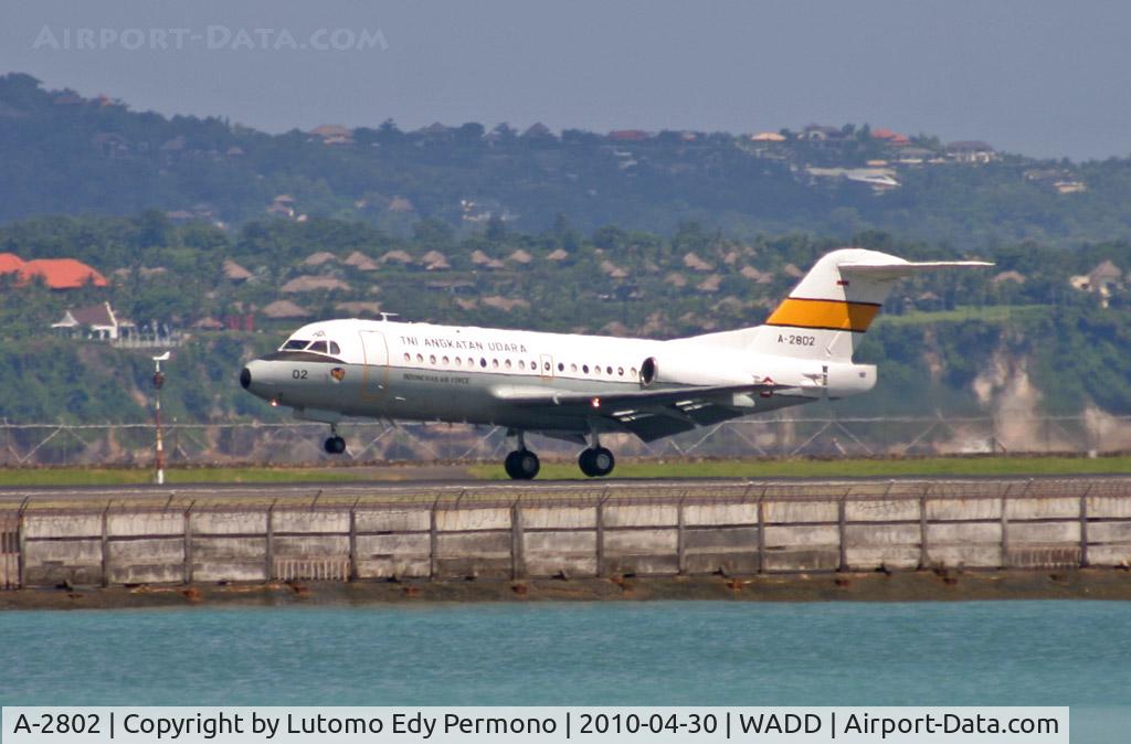 A-2802, 1975 Fokker F.28-3000 Fellowship C/N 11113, Indonesian Air Force