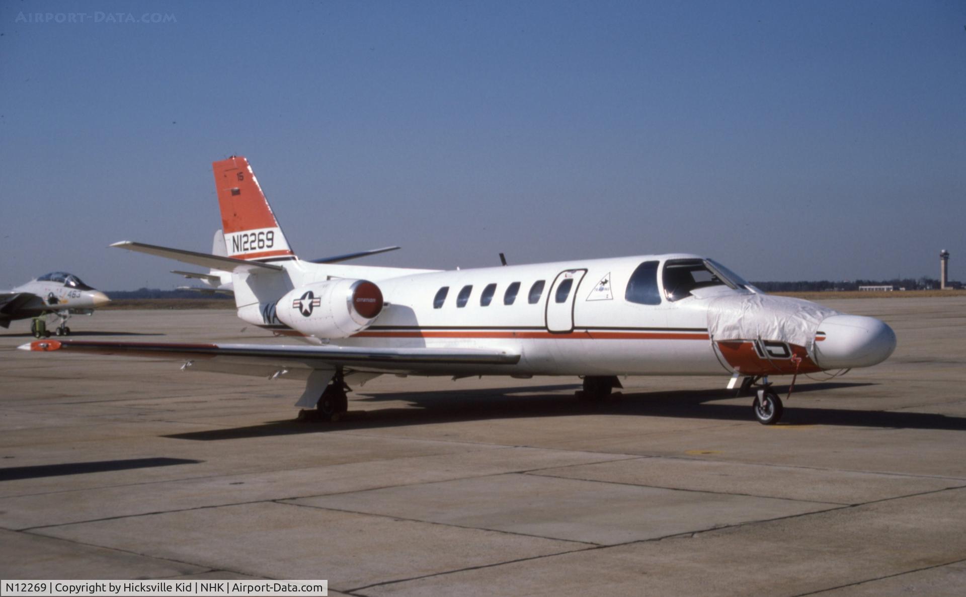 N12269, Cessna 552 C/N 5520015, T-47 photographed March 1987 at Patuxent River, MD.