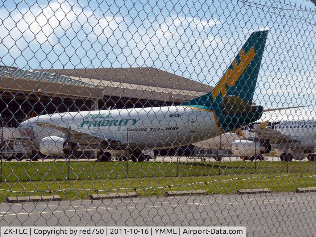 ZK-TLC, 1987 Boeing 737-3B7F C/N 23705, Toll Priority Boeing 737-300F parked at Tullamarine
