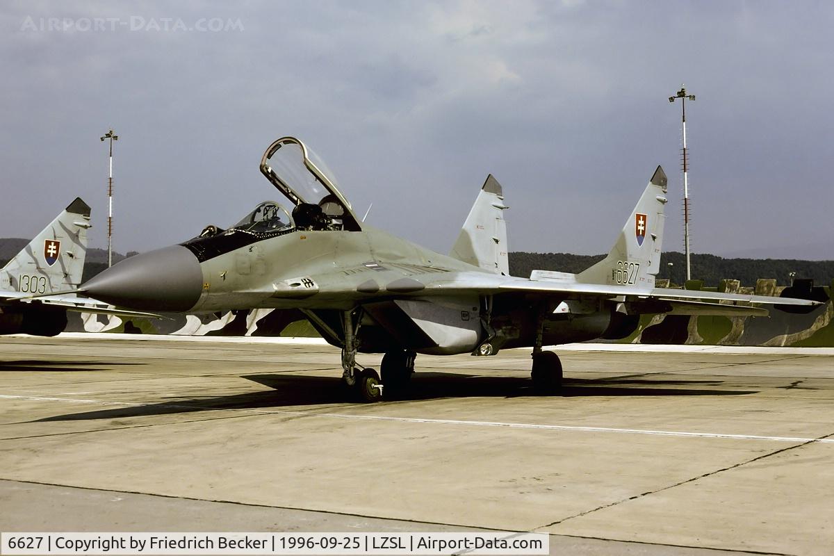 6627, Mikoyan-Gurevich MiG-29AS C/N 2960536066, ready for the next training mission