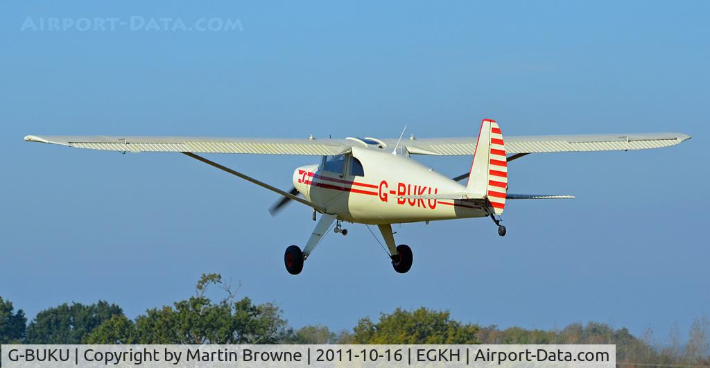 G-BUKU, 1947 Luscombe 8E Silvaire Silvaire C/N 4720, SHOT AT HEADCORN