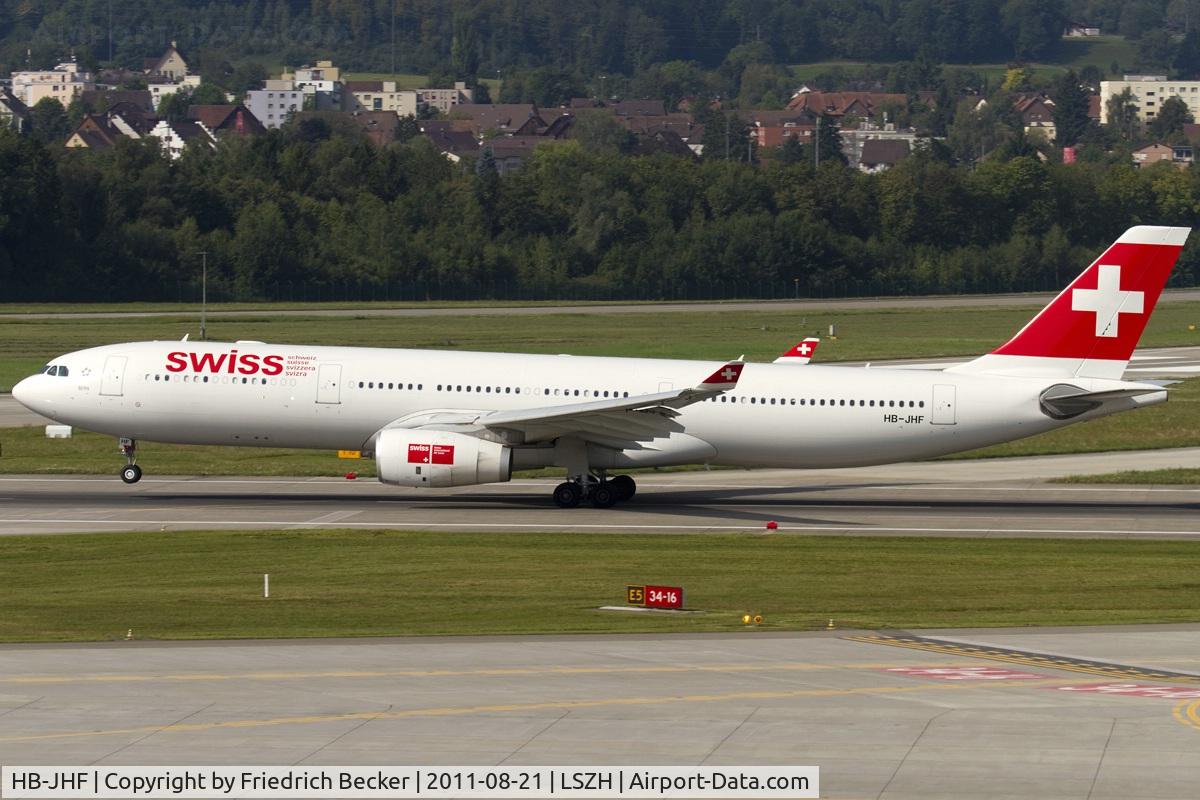 HB-JHF, 2010 Airbus A330-343X C/N 1089, rotation from RW16