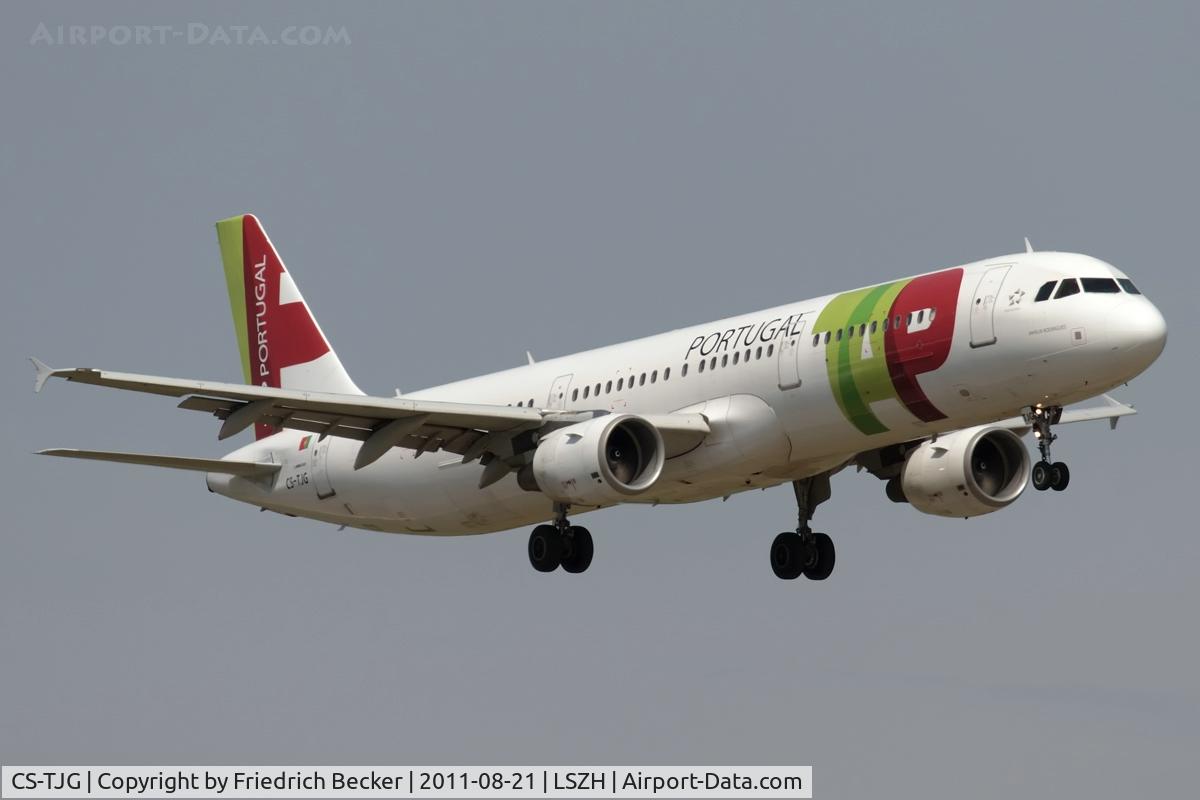 CS-TJG, 2002 Airbus A321-211 C/N 1713, on final RW14