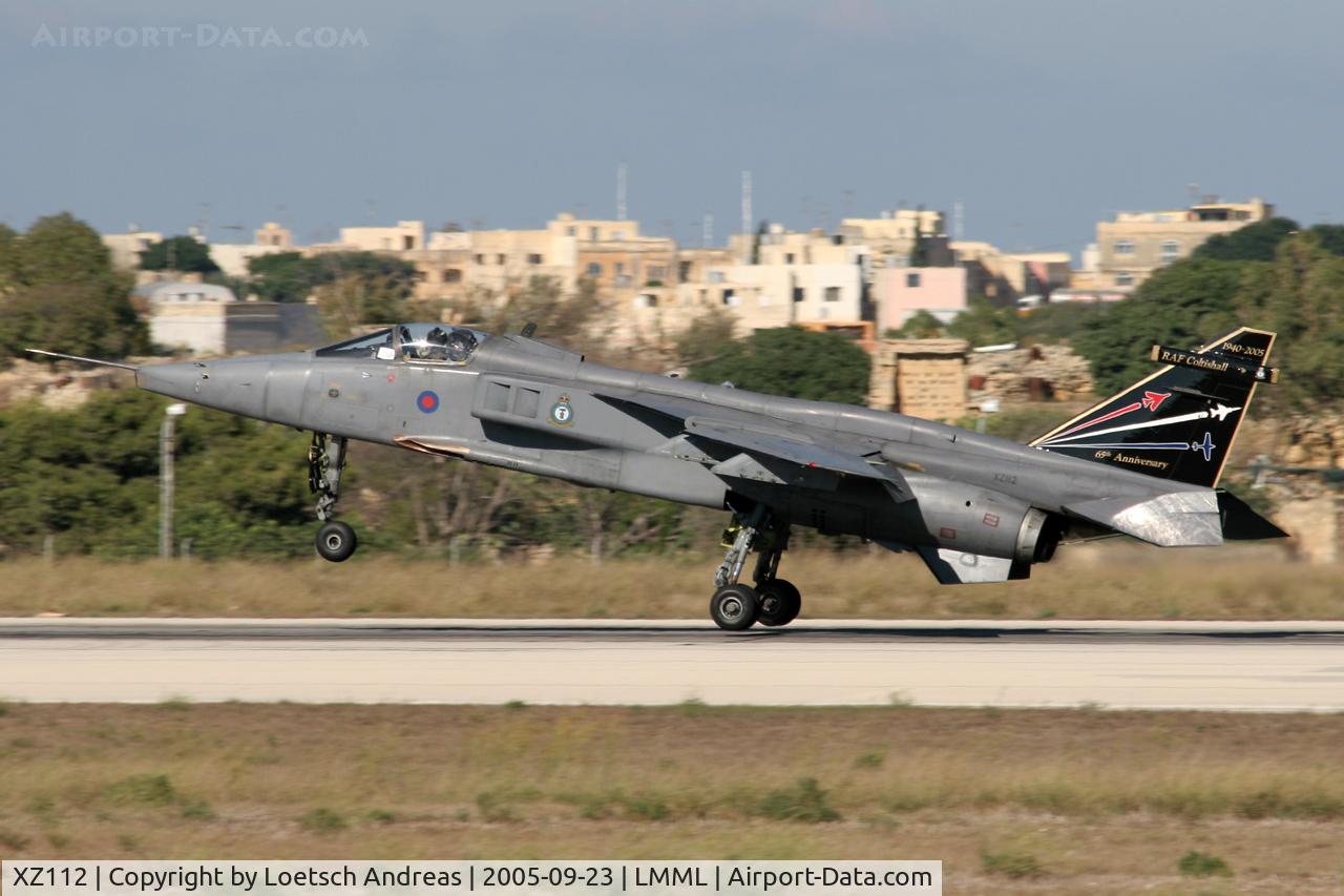 XZ112, 1976 Sepecat Jaguar GR.3A C/N S.113, Landing 31