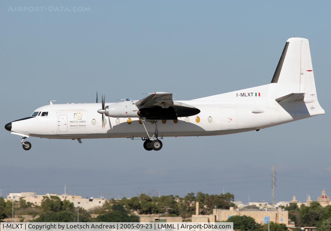 I-MLXT, 1968 Fokker F-27-500 Friendship C/N 10374, Miniliner approach 31