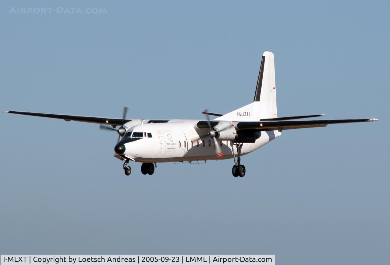 I-MLXT, 1968 Fokker F-27-500 Friendship C/N 10374, Miniliner