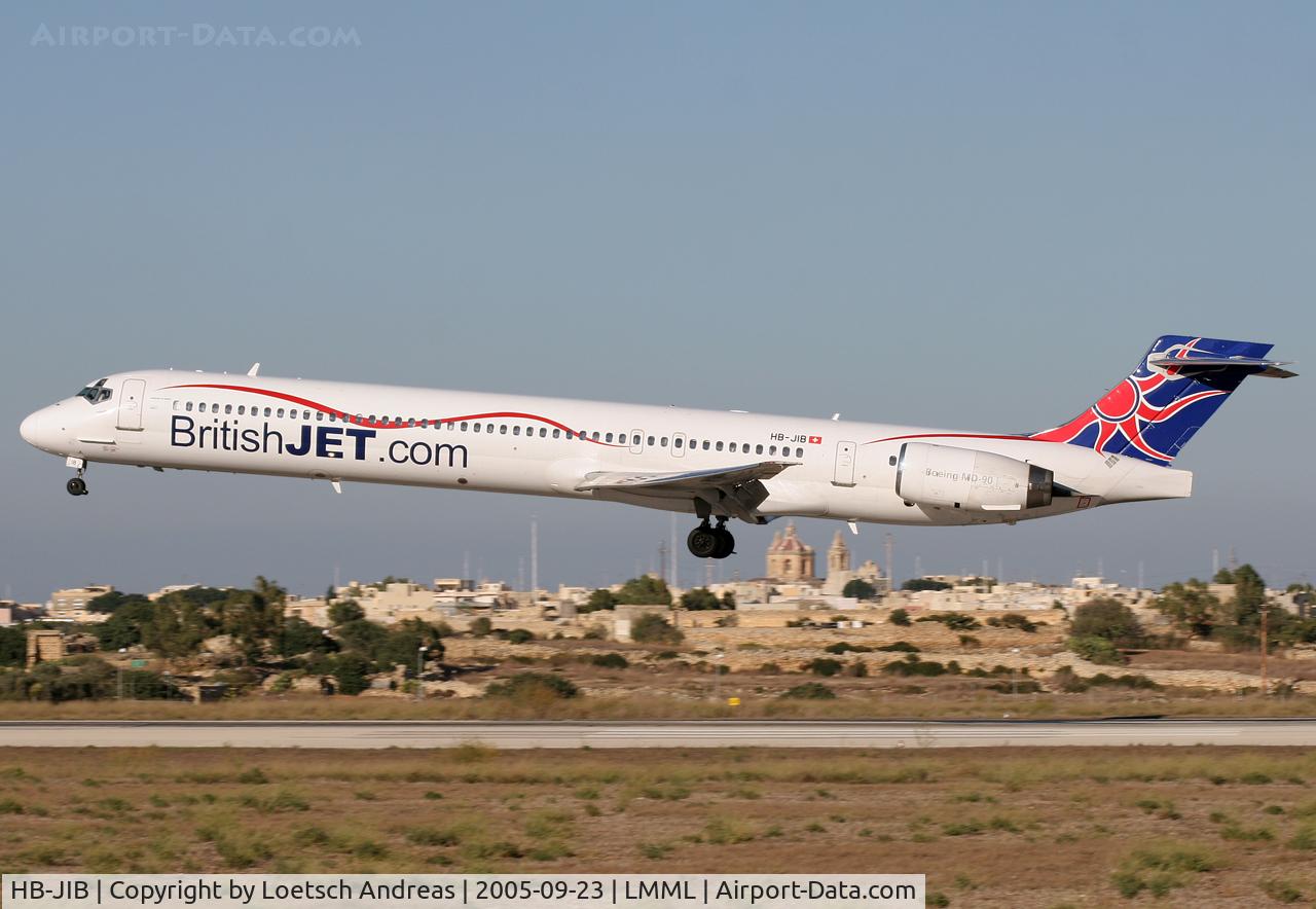HB-JIB, 1996 McDonnell Douglas MD-90-30 C/N 53553, Hello approch RWY31