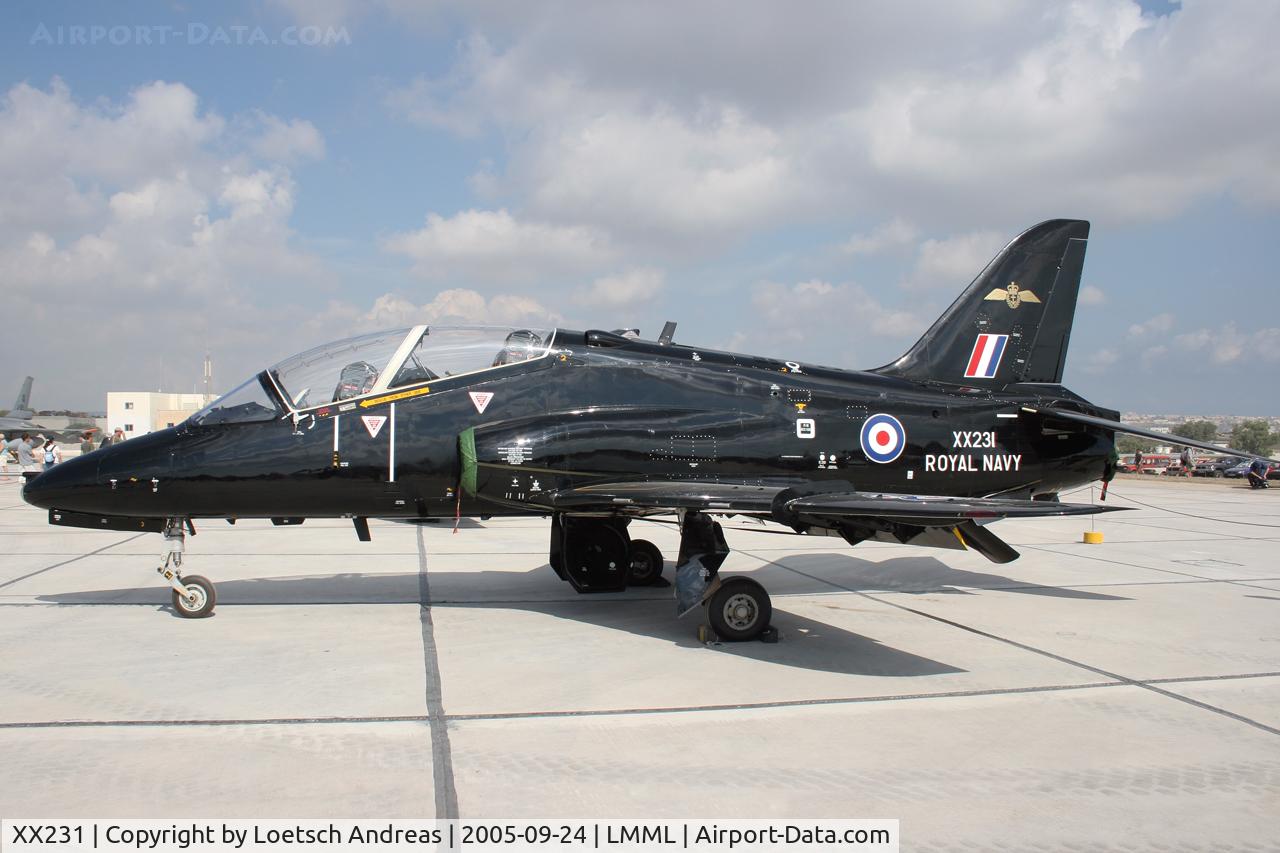 XX231, 1978 Hawker Siddeley Hawk T.1W C/N 067/312067, Static display