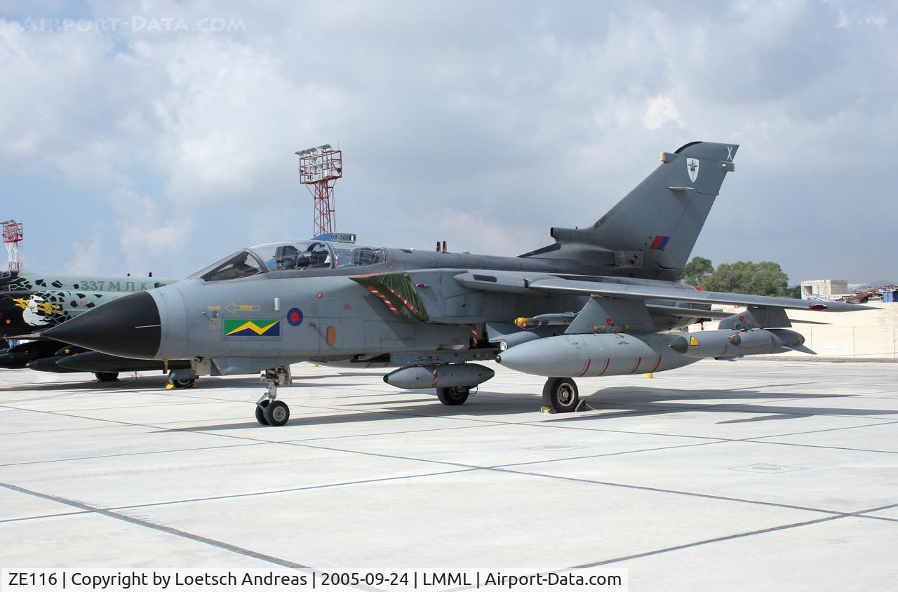 ZE116, 1986 Panavia Tornado GR.4A C/N 502/BS160/2502, Static display