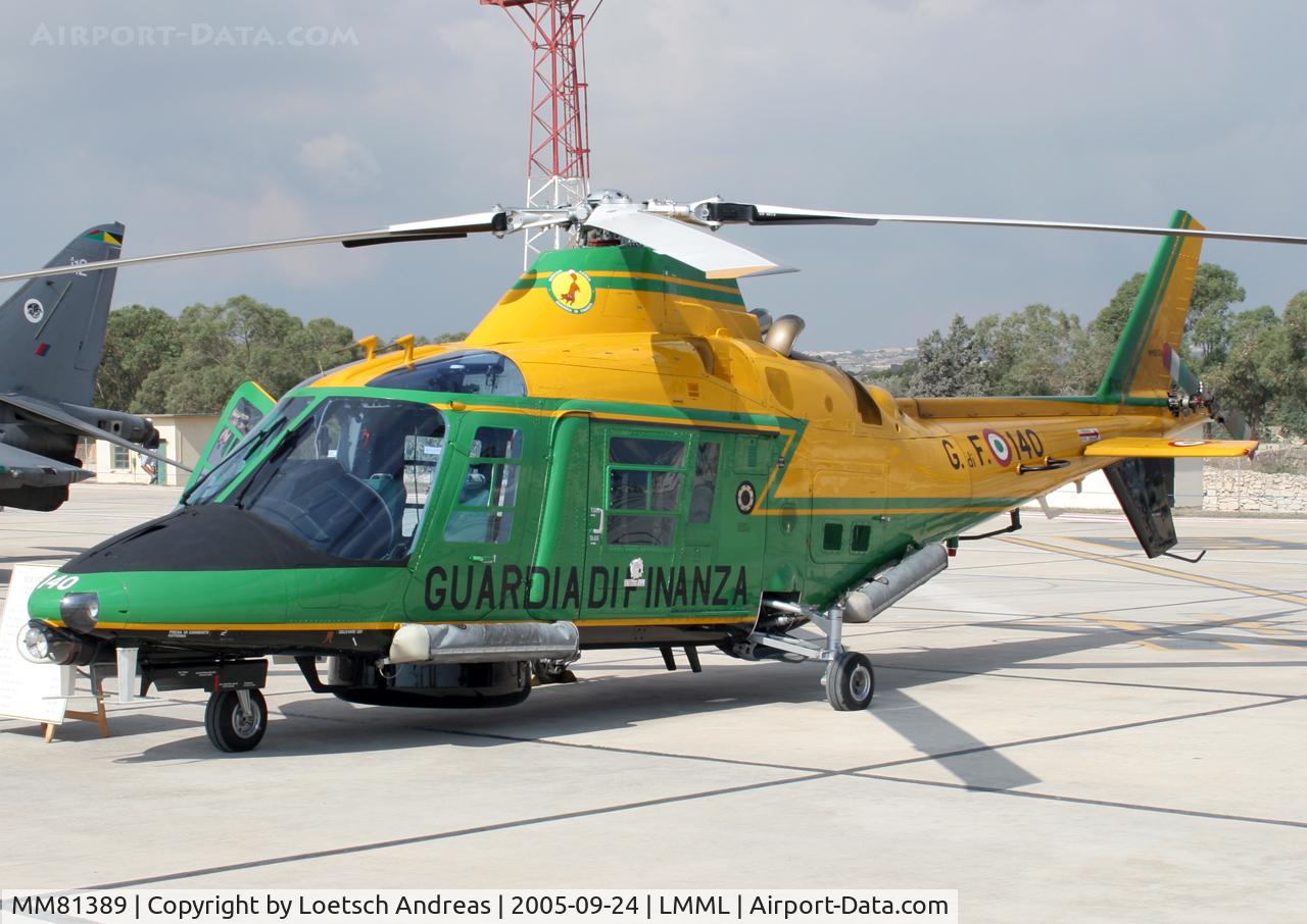 MM81389, Agusta A-109A Hirundo C/N 7440, Static display