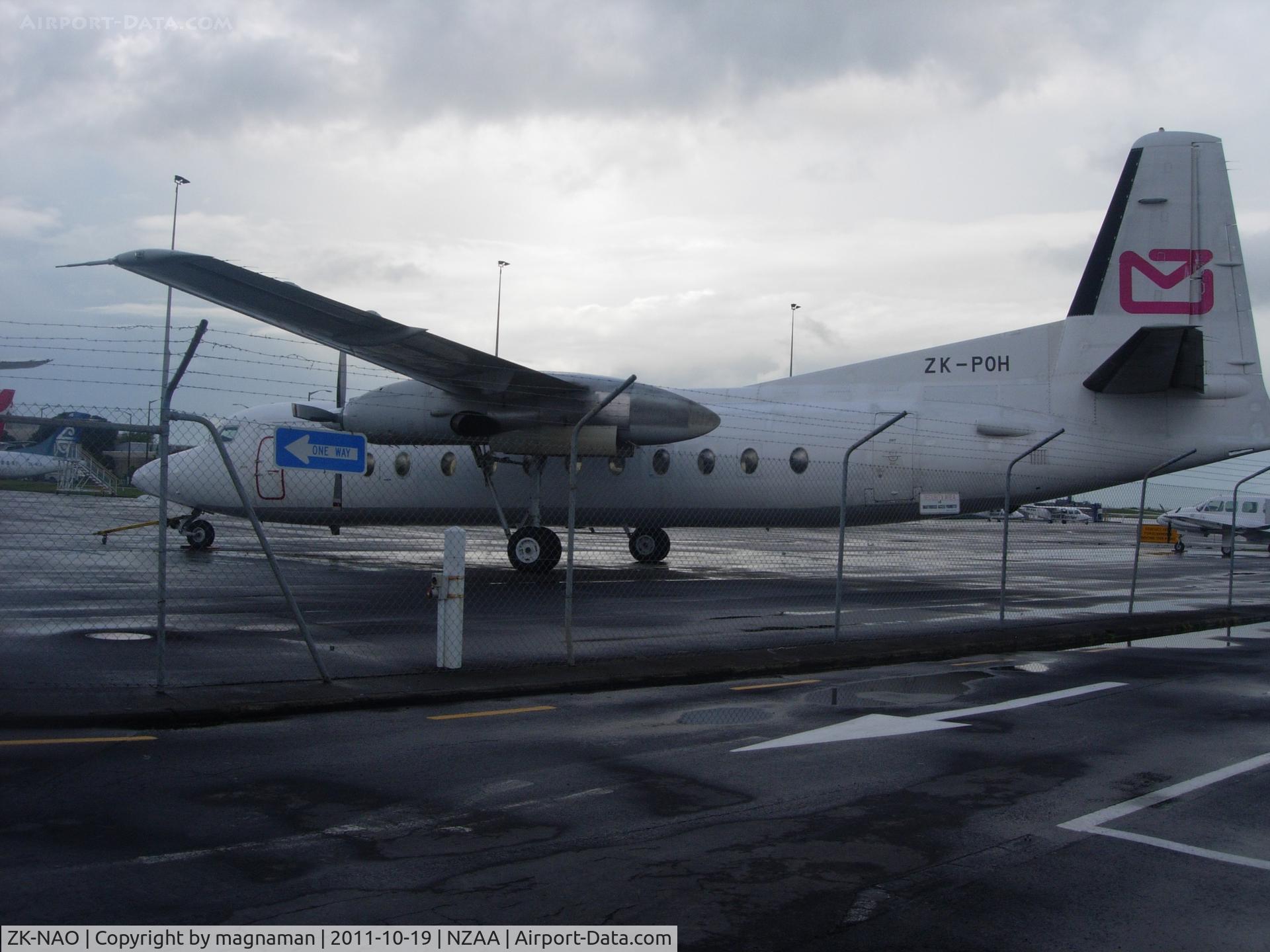 ZK-NAO, 1968 Fokker F-27-500 Friendship C/N 10364, In usual spot.