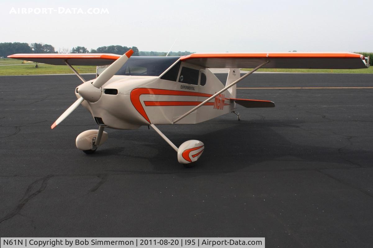 N61N, 1961 White COUGAR C/N RW-1, On the ramp in Kenton, Ohio